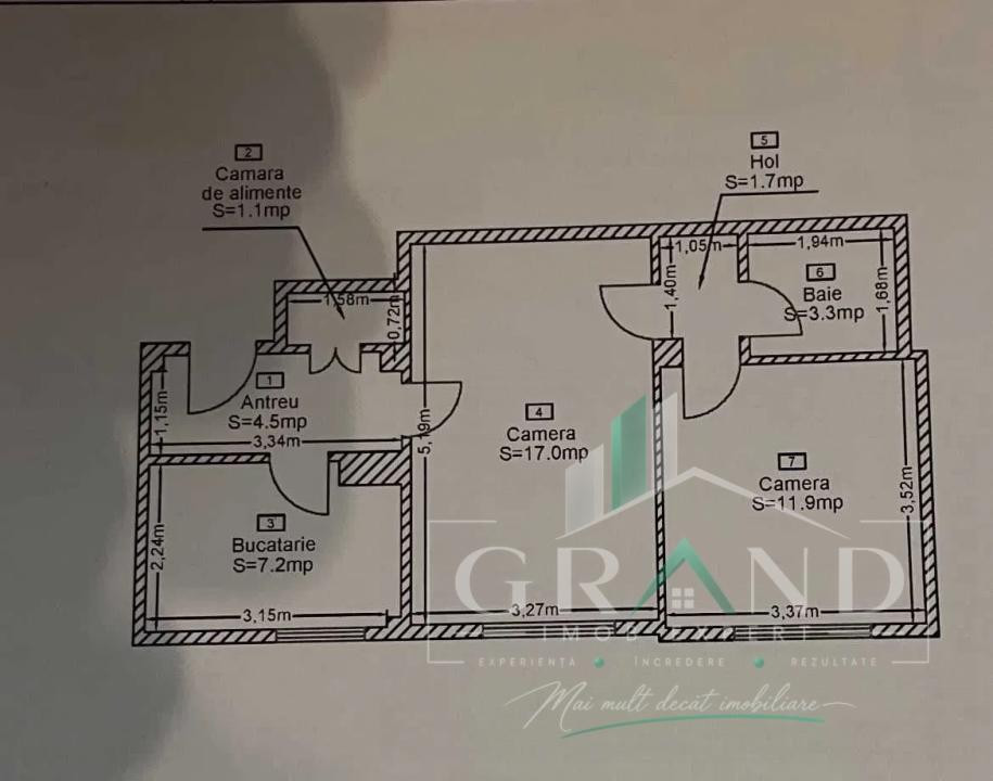 Apartament 2 camere | Facultatea de Litere | zona Garii