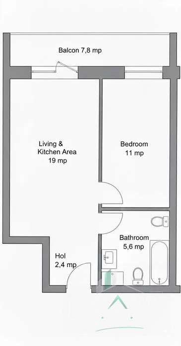Apartament 2 camere de vanzare, Urusagului, Floresti